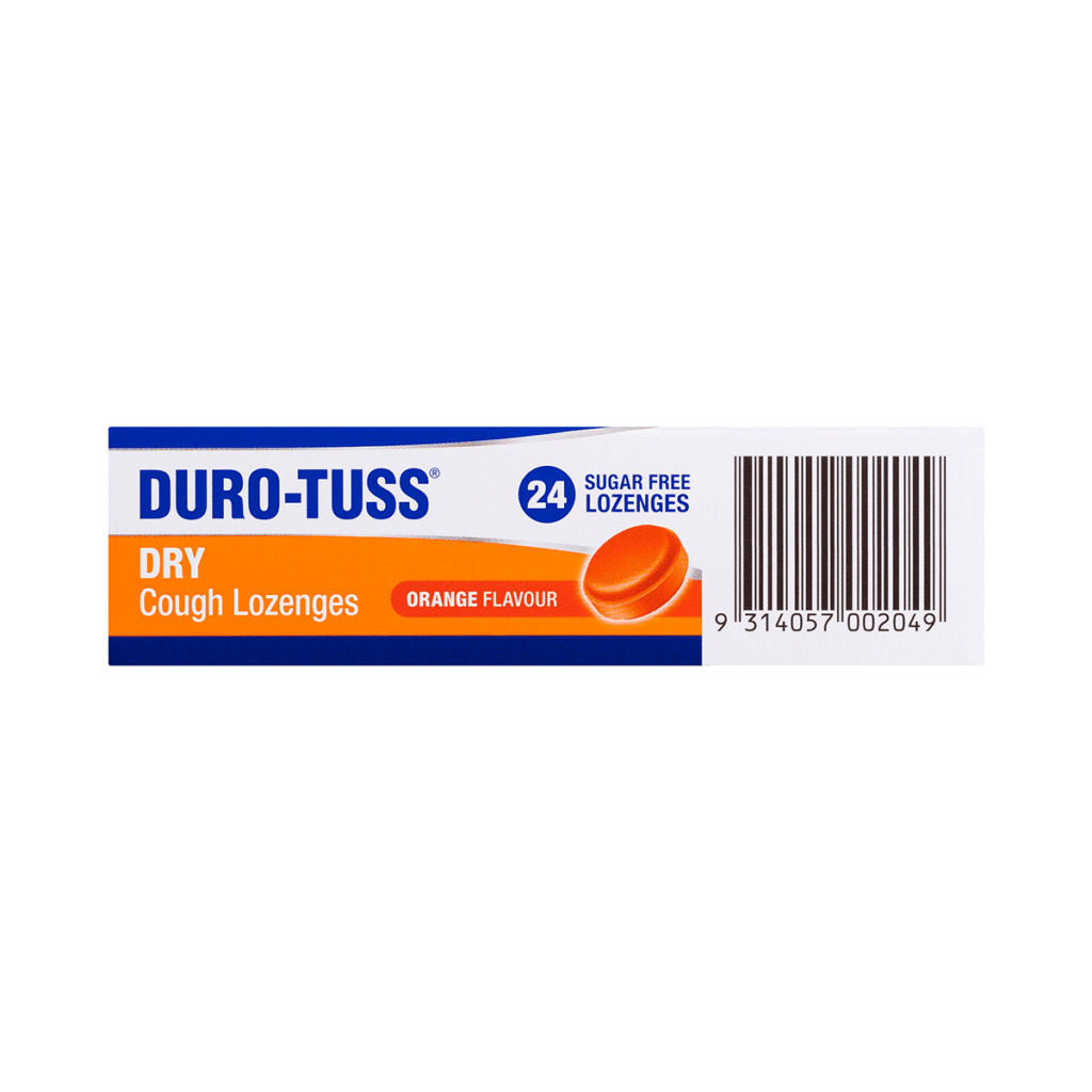 DURO-TUSS® Dry Cough Lozenges Orange Flavour