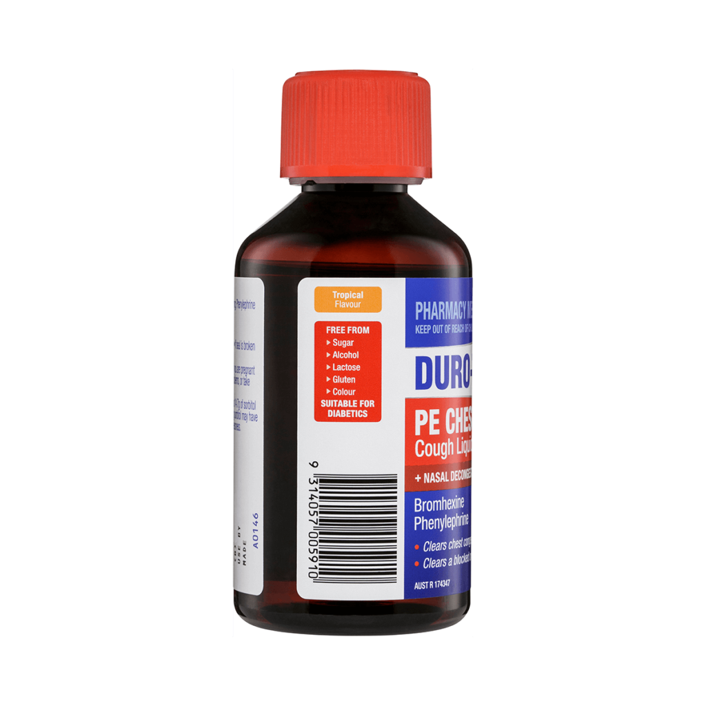 DURO-TUSS PE Chesty Cough Liquid + Nasal Decongestant