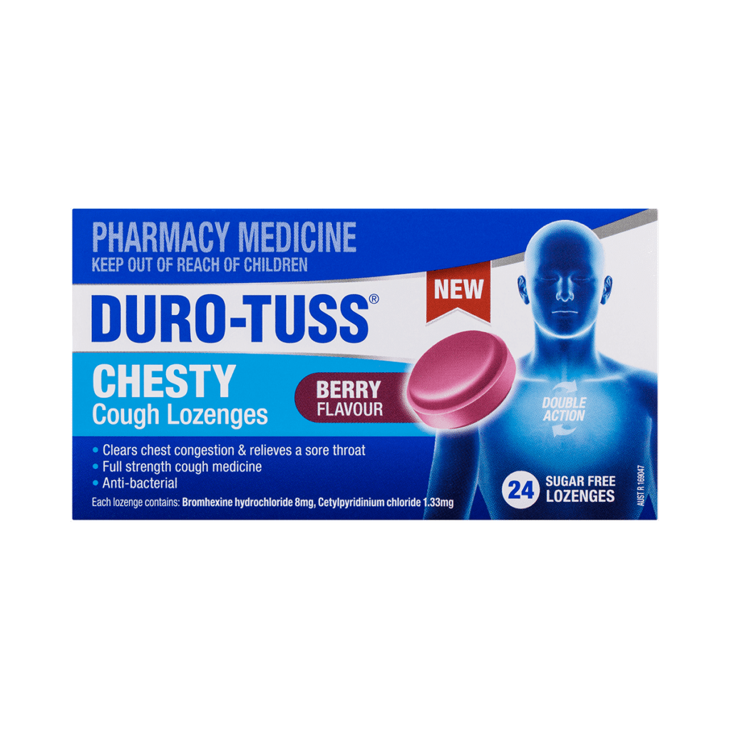 DURO-TUSS® Chesty Cough Lozenges Berry Flavour