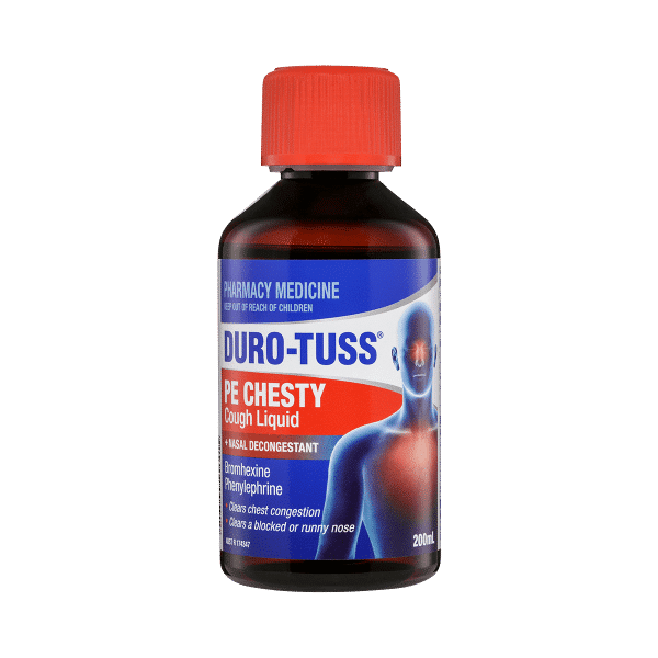 DURO-TUSS® PE Chesty Cough Liquid + Nasal Decongestant