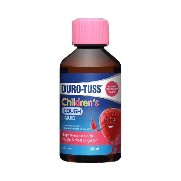 DURO-TUSS Children's Cough Liquid Strawberry Flavour