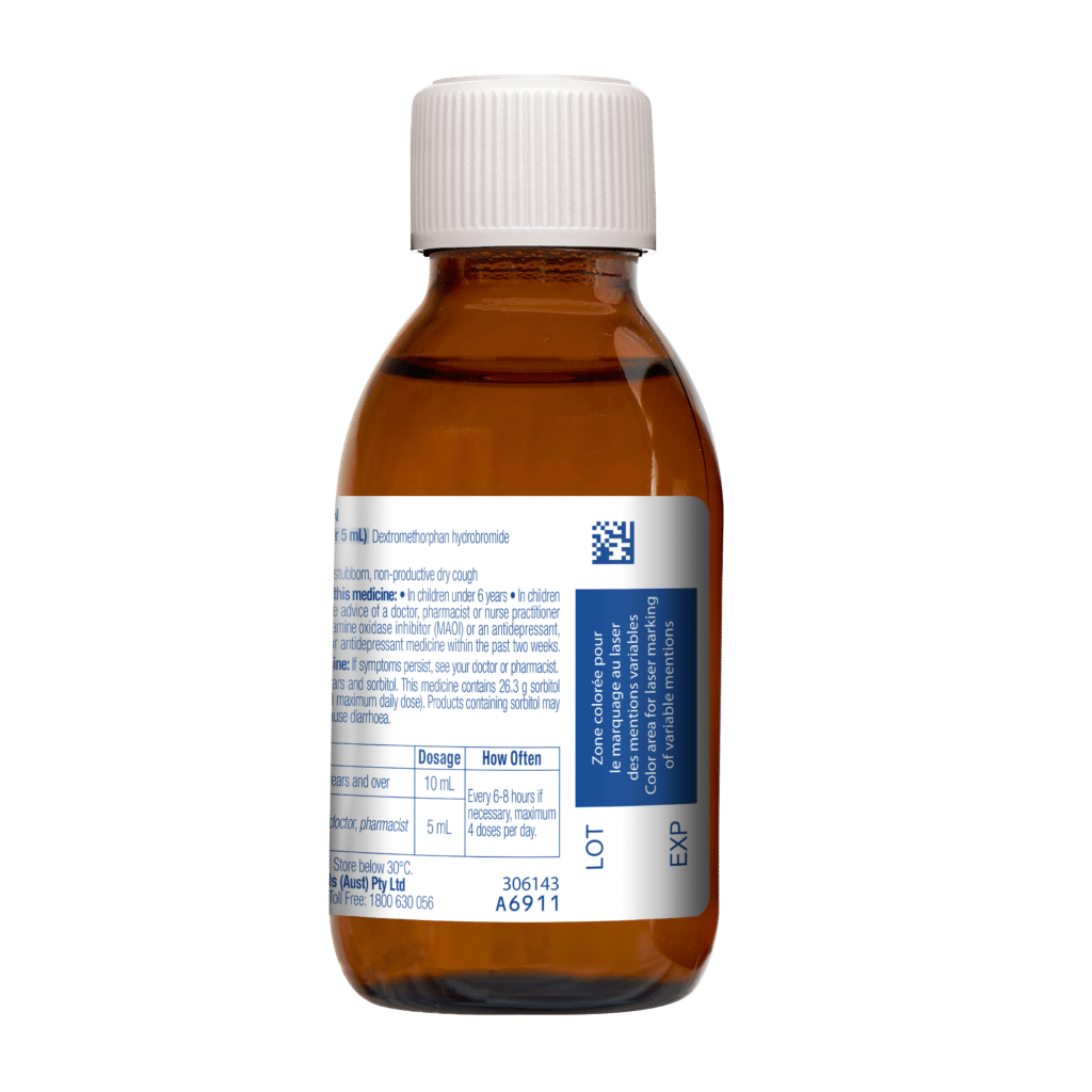 DURO-TUSS Dextromethorphan Dry Cough Liquid Forte Solution 200mL