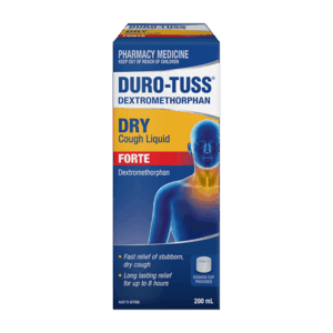 DURO-TUSS Dextromethorphan Dry Cough Liquid Forte Solution 200mL